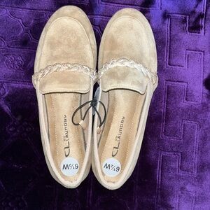 Women’s CL by Laundry Suede Wide Width Loafers